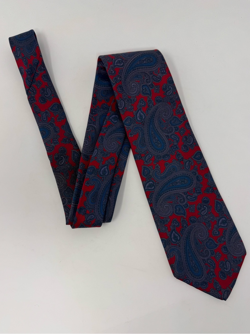 Vintage McCurdys Paisley Silk Neck Tie Rochester, NY, retro, hipster, classic